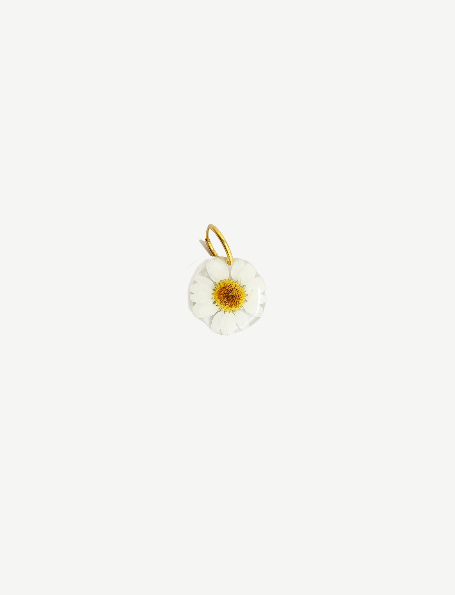Mini Margarita earring · White