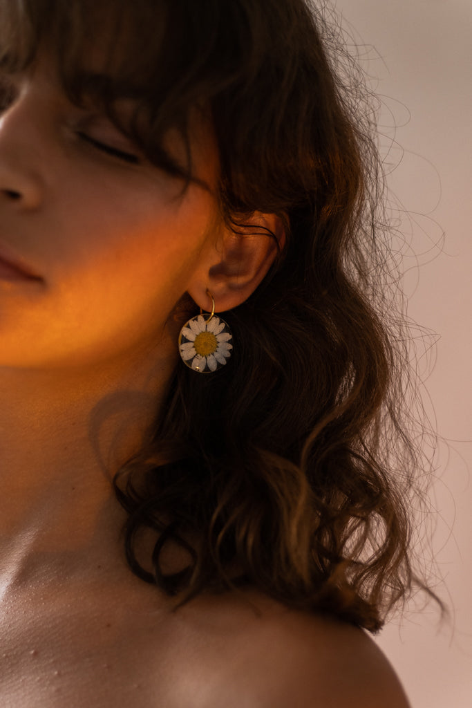 Margarita earring · White